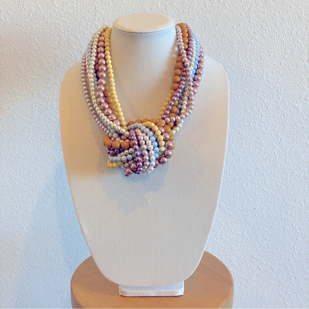 Tomoko Igarashi for Anthropologie Pearl Knot Necklace